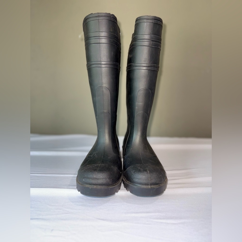 Dunlop 87401 series Buffalo Plain Toe Knee Boots M/5 W/7 NWT - Picture 5 of 7